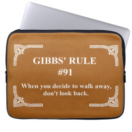 Gibbs' Regel 91 Laptopschutzhülle