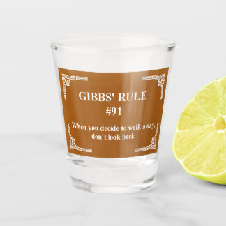 Gibbs' Regel 91 Schnapsglas