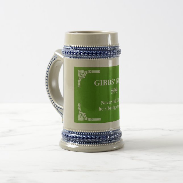 Gibbs' Regel 99 Bierglas (Vorderseite Links)