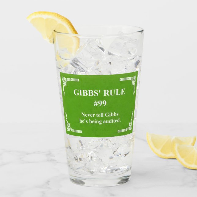 Gibbs' Regel 99 Glas (Vorderseite Ice)
