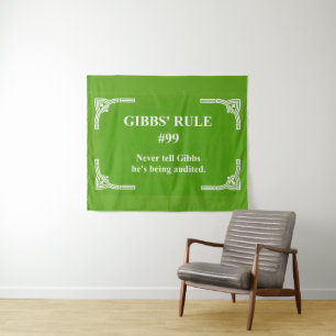 Gibbs' Regel 99 Wandteppich