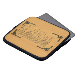 Gibbs' Regeln Laptopschutzhülle