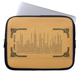 Gibbs' Regeln Laptopschutzhülle
