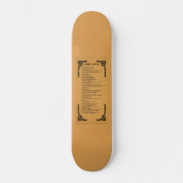 Gibbs' Regeln Skateboard