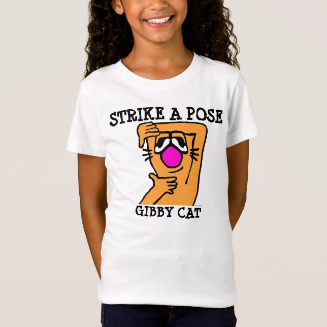 GIBBY CAT lustige Kinder T - Shirt (Vorderseite)