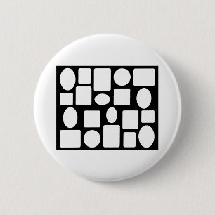 Gibney Ihre Fotos hier rahmen das MUSEUM Zazzle Button
