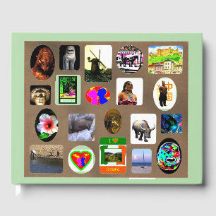 Gibney Ihre Fotos hier Rahmen Museum Zazzle Gästebuch