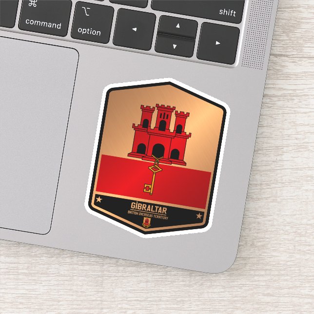 Gibraltar Aufkleber (Detail)