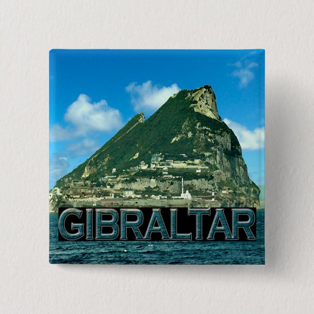 Gibraltar Button (Vorderseite)