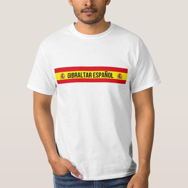 Gibraltar Español - Spanisch Gibraltar T-Shirt (Vorderseite)