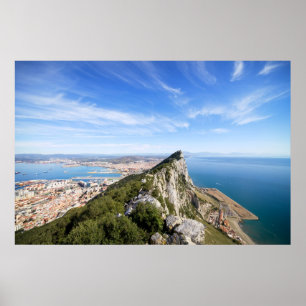 Gibraltar-Felsen Poster