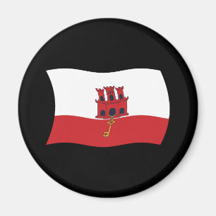 Gibraltar Flagge Magnet