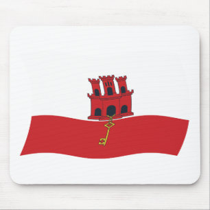 Gibraltar-Flagge-Mauspad Mousepad