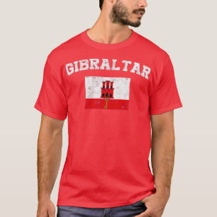 Gibraltar-Flagge Vintag Gibraltar T-Shirt