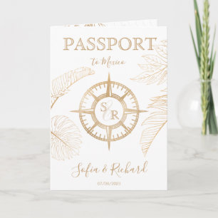 Gibraltar Mariage Destination Passport Carte du mo