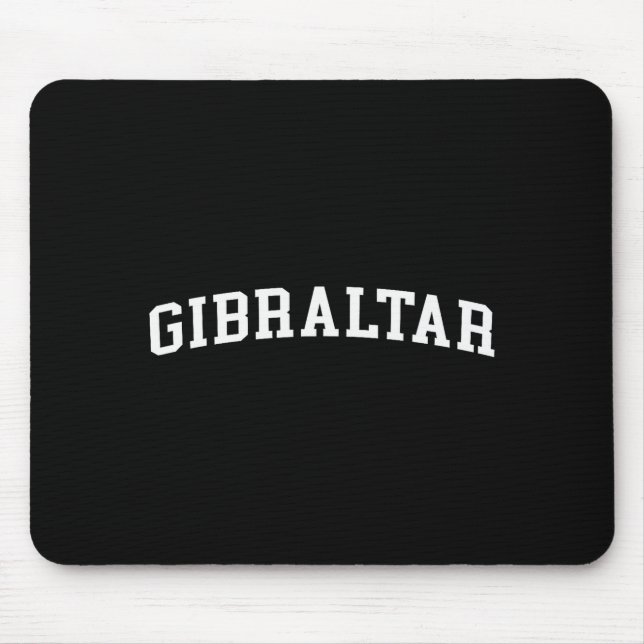 Gibraltar  mousepad (Vorne)