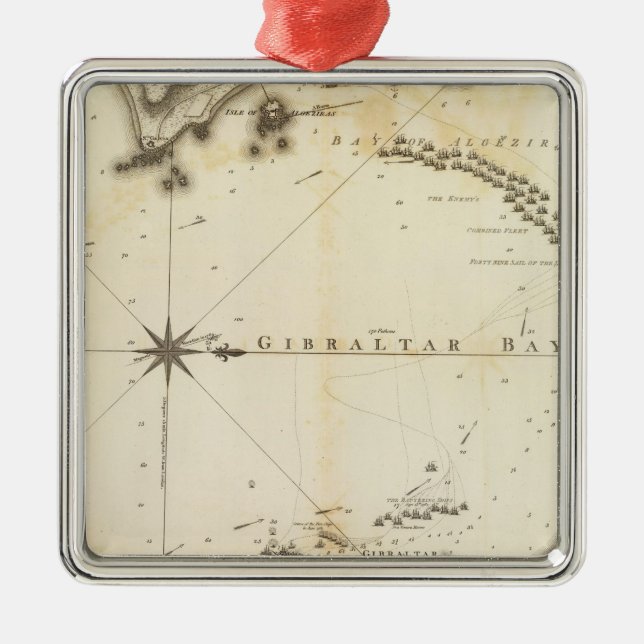 Gibraltar Ornament Aus Metall (Vorne)