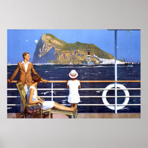 Gibraltar-Plakat VON SO LOW AS 8.60 Poster