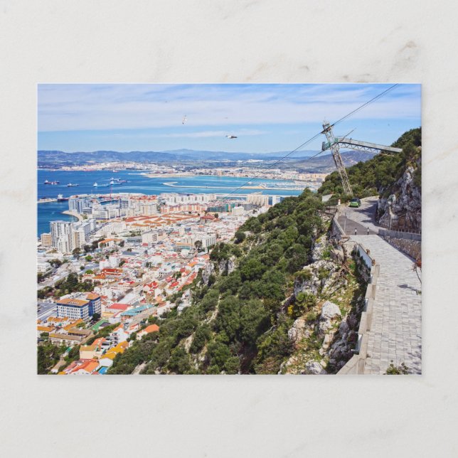 Gibraltar Postkarte (Vorderseite)