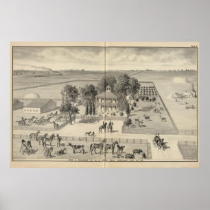Gibson Farm, Woodland Poster