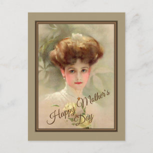 Gibson Girl Mutters Tag Postkarte