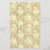 Gibson Girl viktorianisch creme elegant