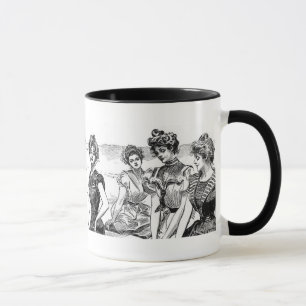 Gibson Girls am Strand Tasse