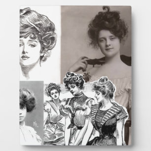 Gibson Girls Fotoplatte