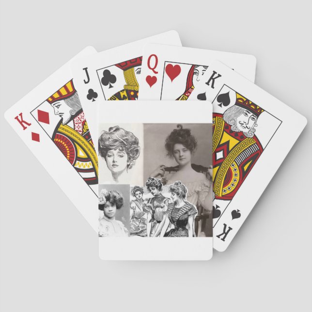 Gibson Girls Spielkarten (Rückseite)