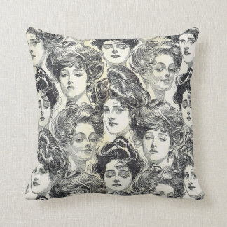 Gibson Girls von Charles Dana Gibson Circa 1902 Kissen