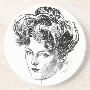 Gibson-Mädchen-Untersetzer Charles Dana Gibson Untersetzer