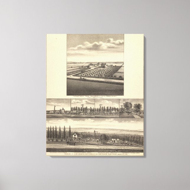 Gibson, Nebraska Leinwanddruck (Vorderseite)