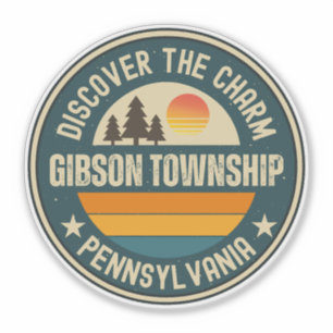Gibson Township, Pennsylvania Aufkleber