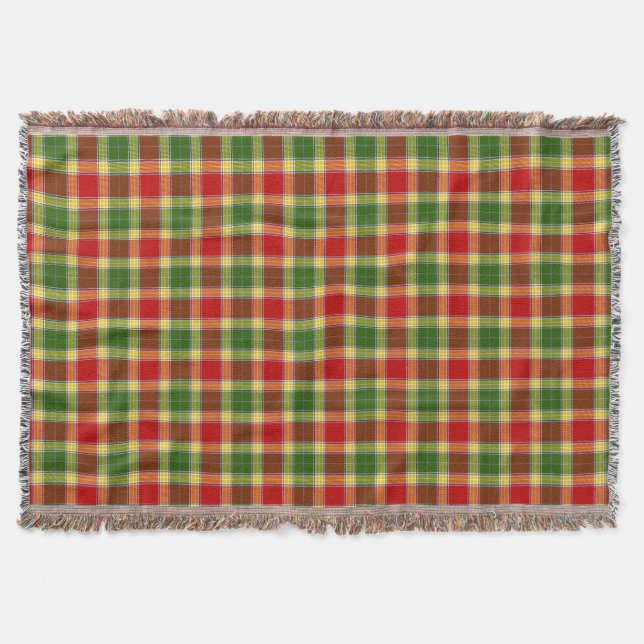 Gibsontartan-Druck Decke (Vorderseite)