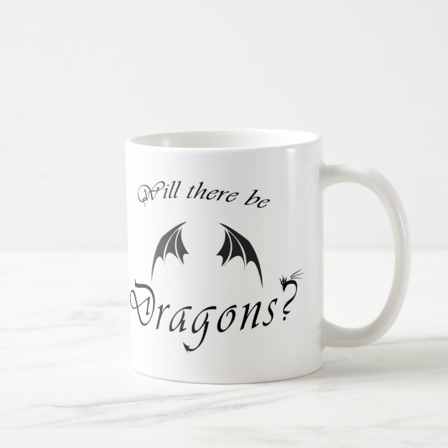 Gibt es Drachen? Kaffeetasse (Rechts)