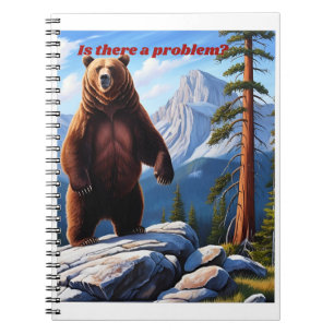 Gibt es ein Problem? - Grizzly Wilderness Notizblock
