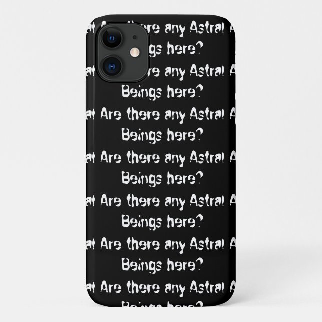Gibt es hier Astra-Wesen? Case-Mate iPhone Hülle (Rückseite)