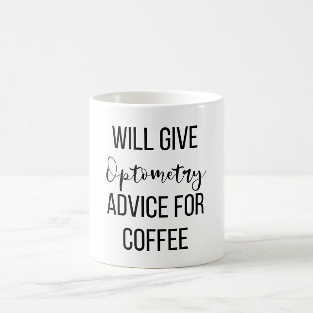 gibt Optometrie-Ratschläge für Kaffee Kaffeetasse (Mittel)
