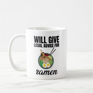 gibt Rechtsberatung für Ramen Kaffeetasse
