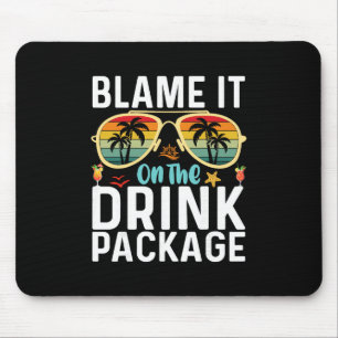 Gibts dem Getränkepaket die Schuld Lustiger Geburt Mousepad