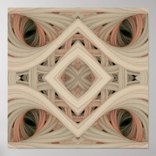 Giddy Gossypium 12" x 12" Poster