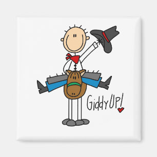 Giddy Up Cowboy T-Shirts und Geschenke Magnet