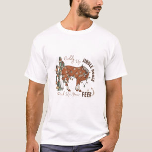 Giddy Up Jingle Pferde holen Weihnachten auf T-Shirt