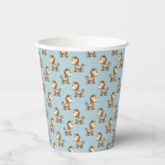 Giddy-Up Patchwork-Pony-Geburtstag Pappbecher