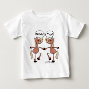 Giddy Up Pferde Baby T-shirt