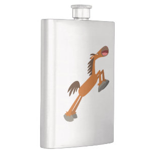 Giddyup, Horsey ! Cartoon Horse Classique Flacon