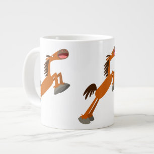 Giddyup, Horsey! Cartoon Horse Jumbo Tasse