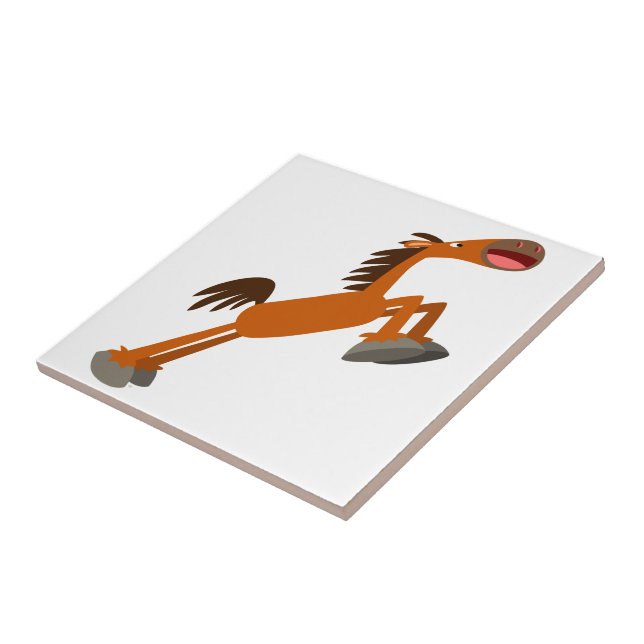 Giddyup, Horsey! Cartoon Horse Tile Fliese (Seite)