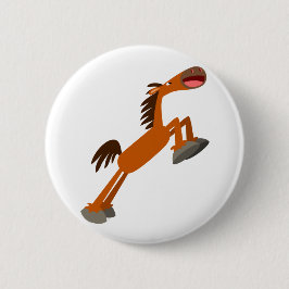 Giddyup, Horsey! Cartoon Horst Button Abzeichen