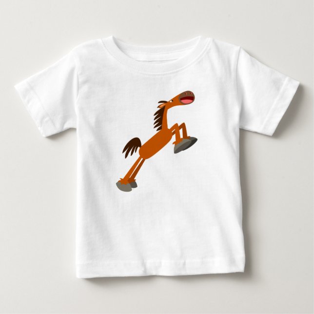 Giddyup, Horsey ! T-shirt bébé Cheval de dessin (Devant)